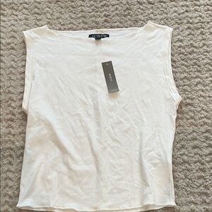 NWT J. Crew Refined Rib Shell Tank Top